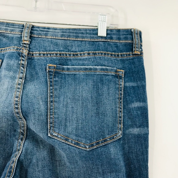 Gap High Rise Distressed Legging Jeans Size 14 - Picture 8 of 9